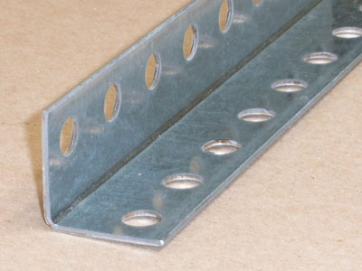 A-114 14 gauge roll formed angle with holes